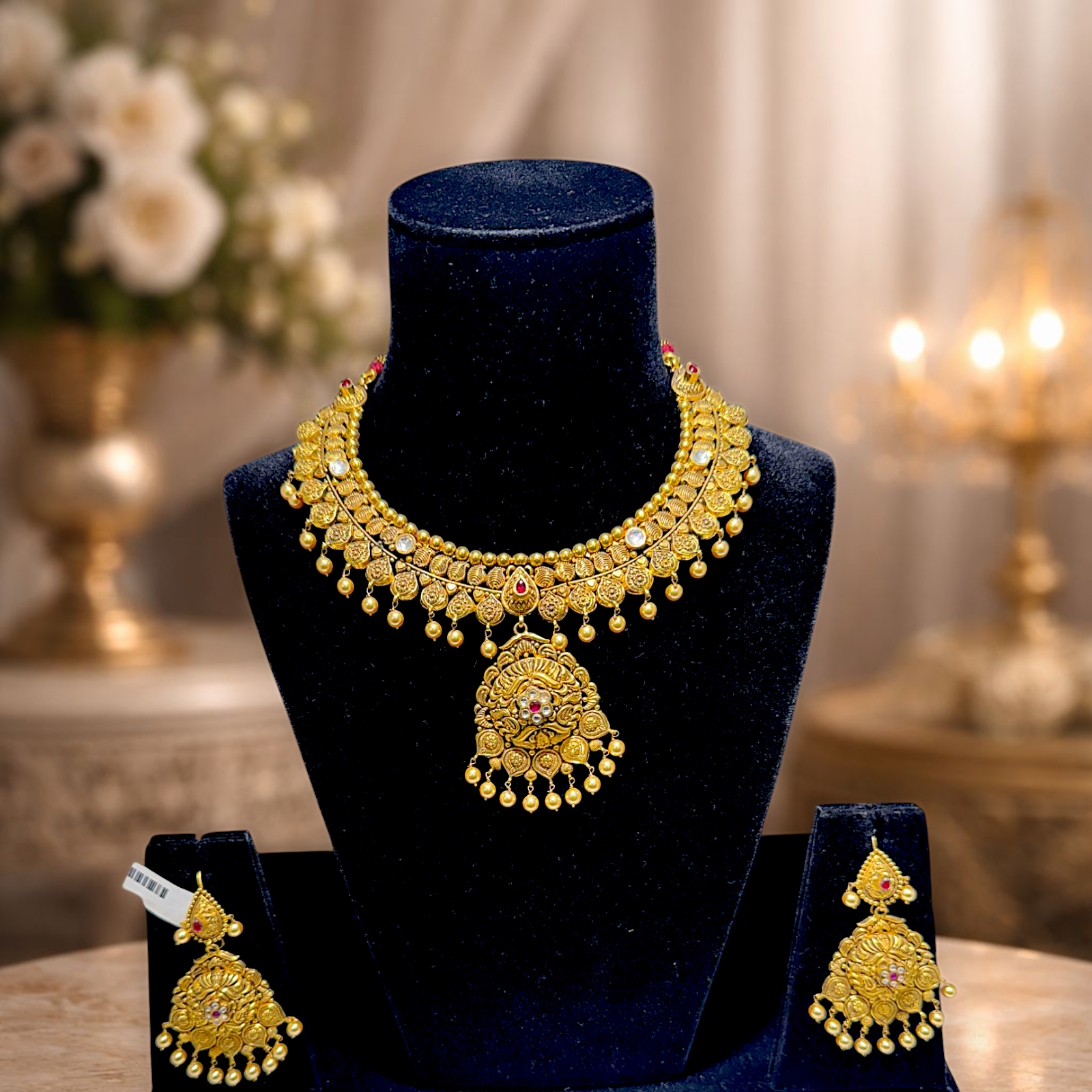 The Vibrant Nakshi Medallion Set