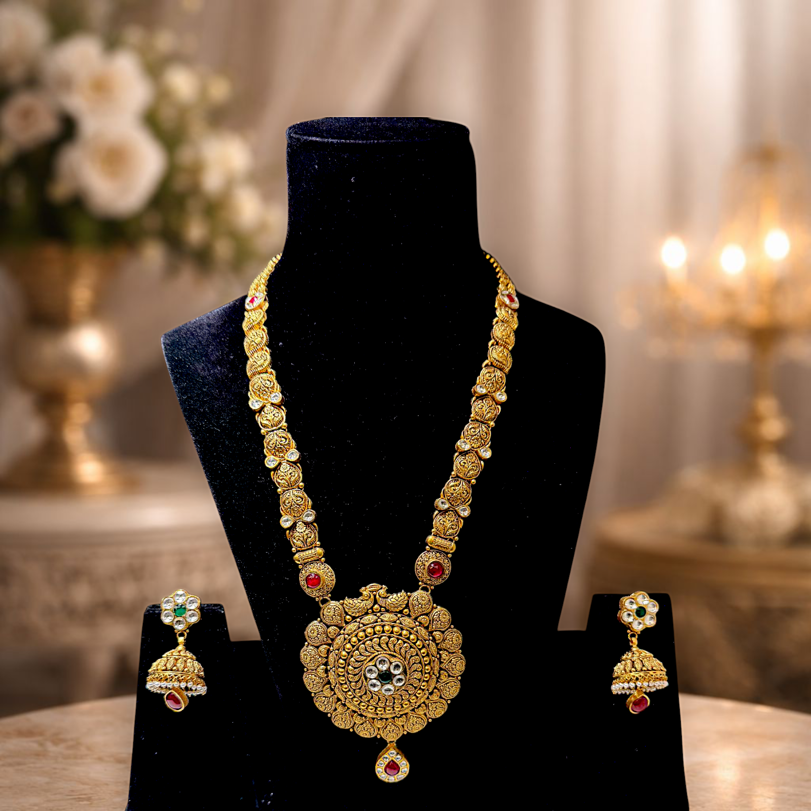 The Antique Floral Long Haar