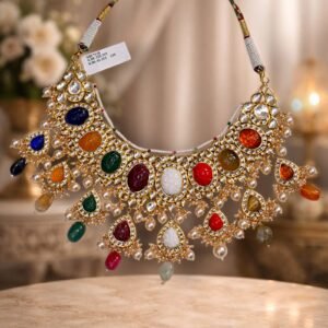 Classic Polki Kundan Statement Necklace